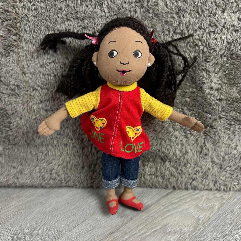 One Love Doll Soft Cloth Book Character  Black African American
